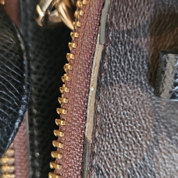 Coach Christy Satchel/Shoulder Bag, Black And Brown F36721 - Picture 13 of 15